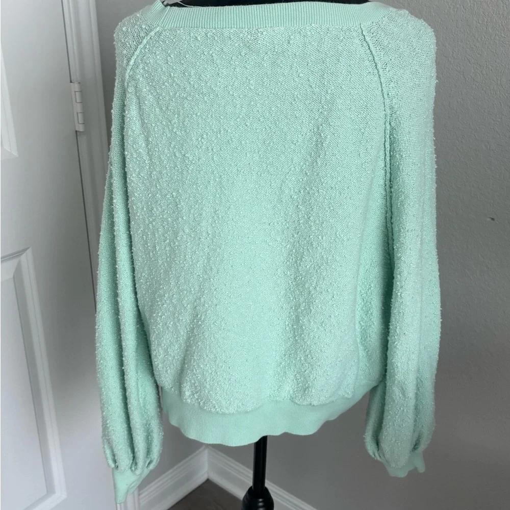 Free People Found‎ My Friend Pullover Sweater in Mint Green Size Small